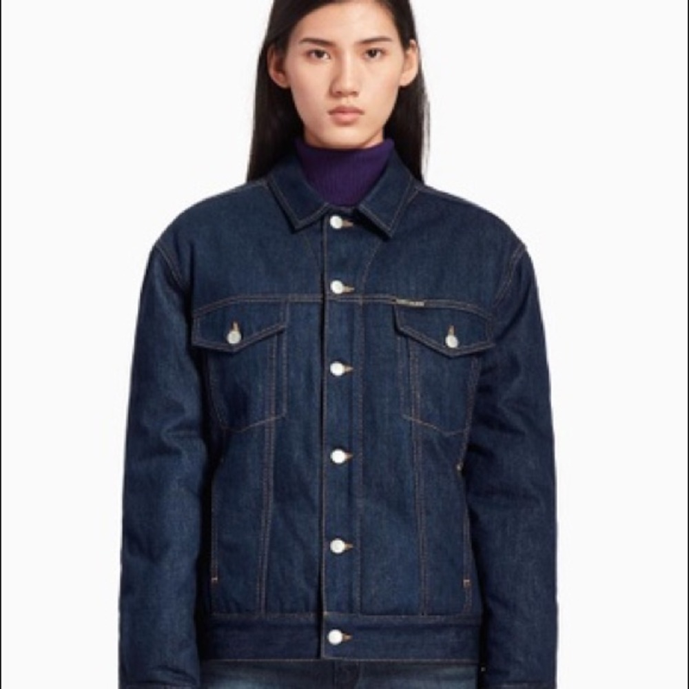 Calvin Klein Padded Denim Trucker Jacket